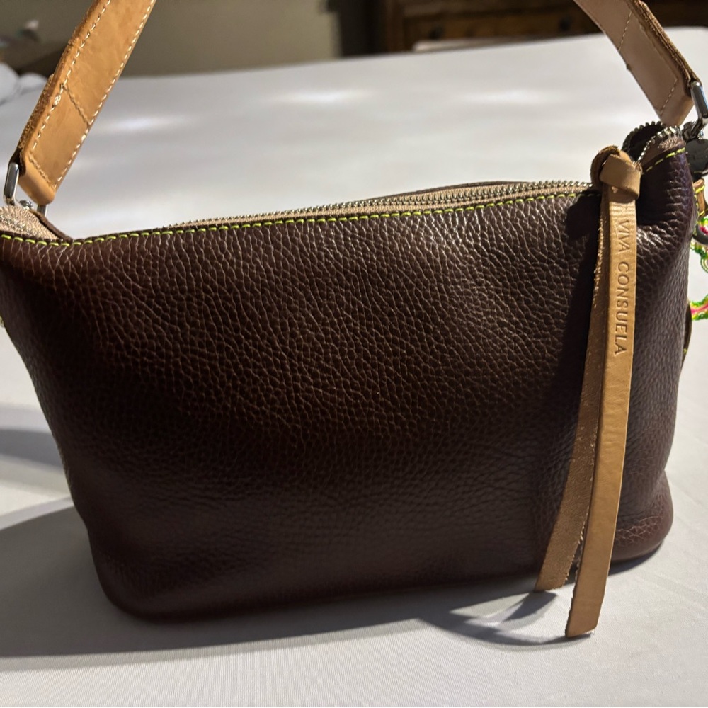 Consuela Rich Brown and Tan Shoulder Bag